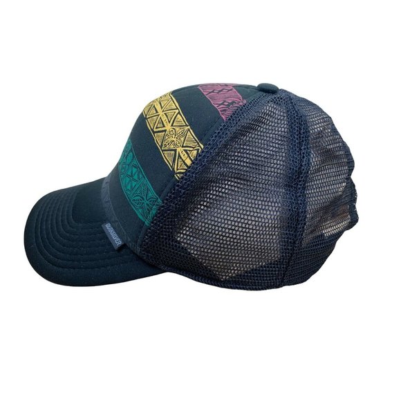 Quicksilver Trucker Hat Snapback Mesh Multi Color One Size Fits Most Tribal - Picture 4 of 12
